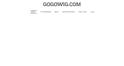 Desktop Screenshot of gogowig.com